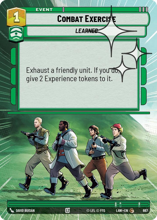 Image for Combat Exercise (Hyperspace Foil) (429) [A Lawless Time] - Star Wars: Unlimited