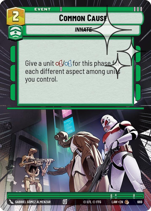 Image for Common Cause (Hyperspace Foil) (431) [A Lawless Time] - Star Wars: Unlimited