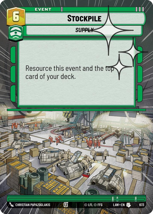 Image for Stockpile (Hyperspace Foil) (435) [A Lawless Time] - Star Wars: Unlimited