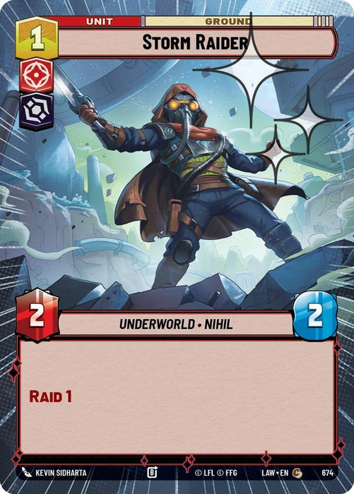 Image for Storm Raider (Hyperspace Foil) (436) [A Lawless Time] - Star Wars: Unlimited
