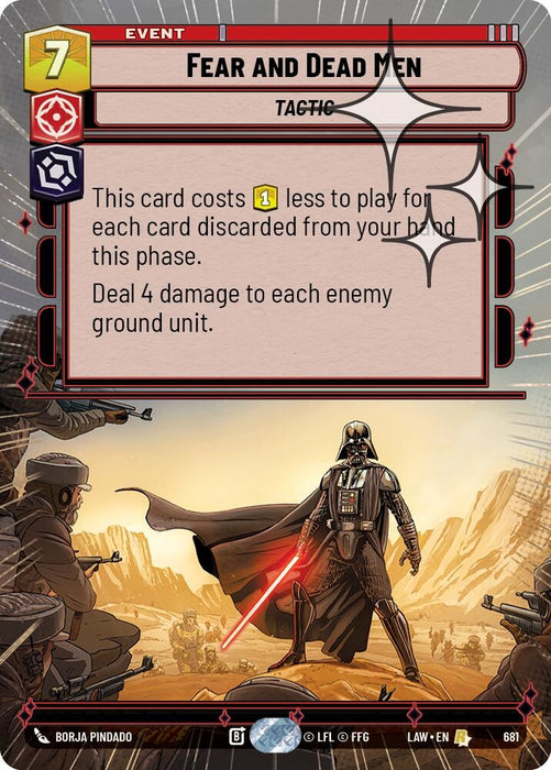 Image for Fear and Dead Men (Hyperspace Foil) (443) [A Lawless Time] - Star Wars: Unlimited