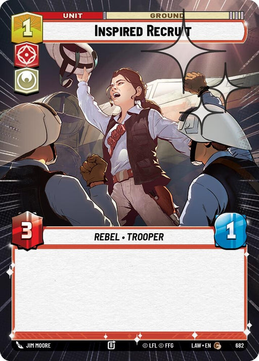 Image for Inspired Recruit (Hyperspace Foil) (444) [A Lawless Time] - Star Wars: Unlimited
