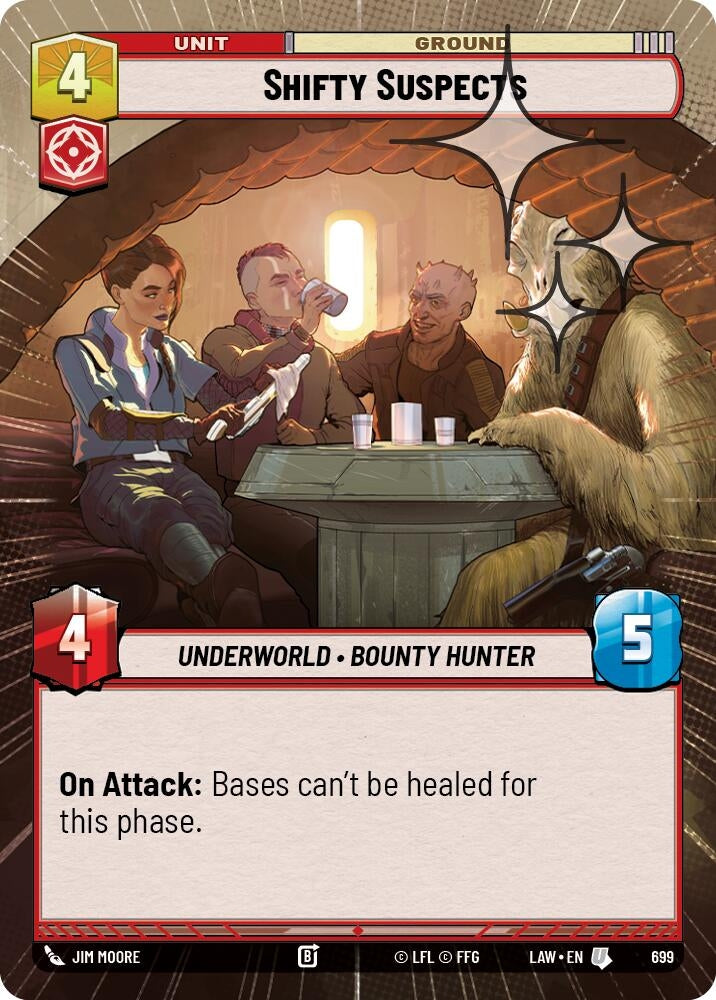 Image for Shifty Suspects (Hyperspace Foil) (461) [A Lawless Time] - Star Wars: Unlimited
