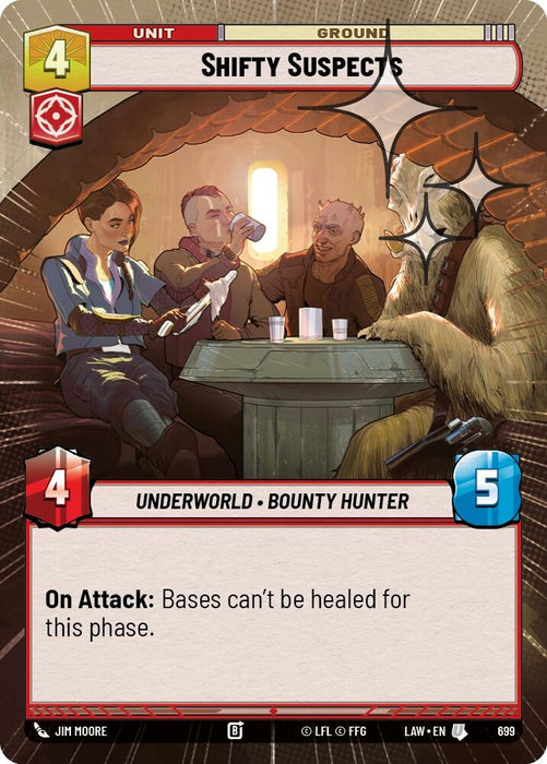 Image for Shifty Suspects (Hyperspace Foil) (461) [A Lawless Time] - Star Wars: Unlimited