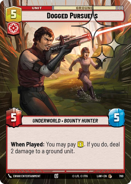 Image for Dogged Pursuers (Hyperspace Foil) (462) [A Lawless Time] - Star Wars: Unlimited