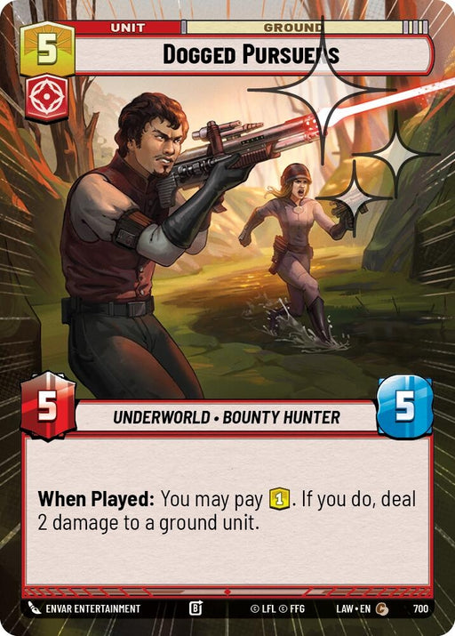 Image for Dogged Pursuers (Hyperspace Foil) (462) [A Lawless Time] - Star Wars: Unlimited