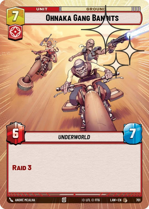 Image for Ohnaka Gang Bandits (Hyperspace Foil) (463) [A Lawless Time] - Star Wars: Unlimited