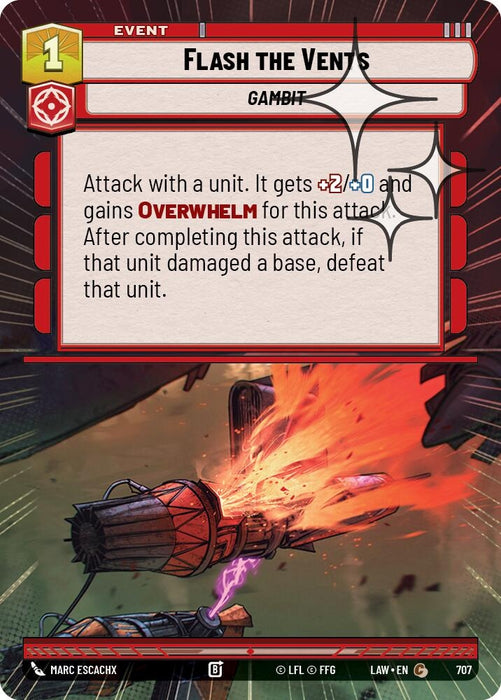 Image for Flash the Vents (Hyperspace Foil) (469) [A Lawless Time] - Star Wars: Unlimited