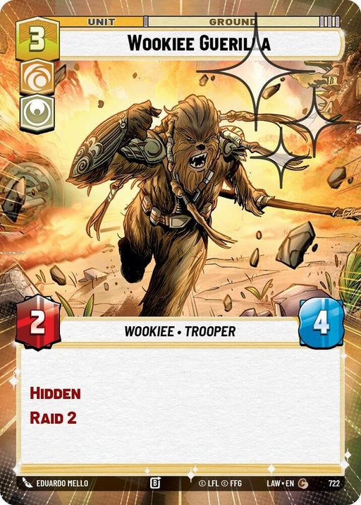 Image for Wookiee Guerilla (Hyperspace Foil) (484) [A Lawless Time] - Star Wars: Unlimited