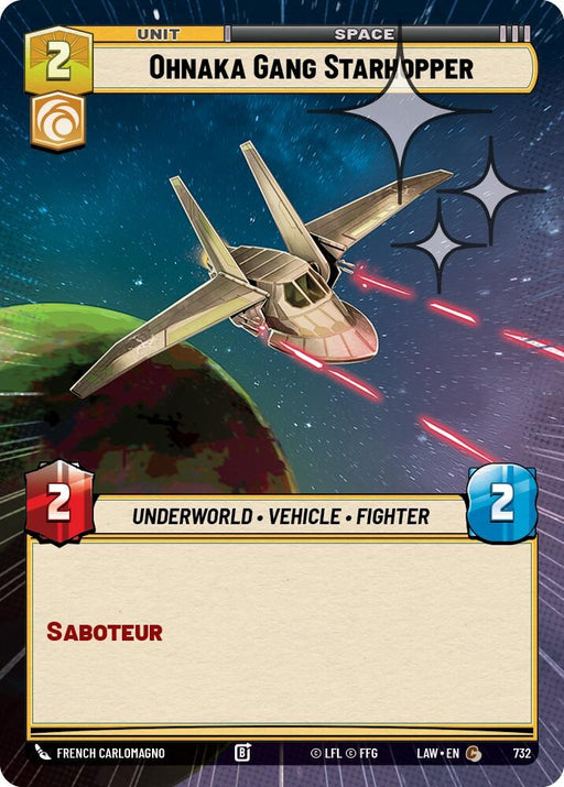 Image for Ohnaka Gang Starhopper (Hyperspace Foil) (494) [A Lawless Time] - Star Wars: Unlimited