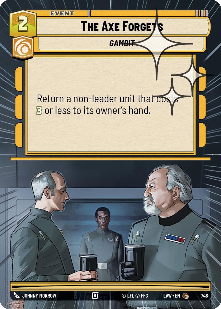 Image for The Axe Forgets (Hyperspace Foil) (510) [A Lawless Time] - Star Wars: Unlimited