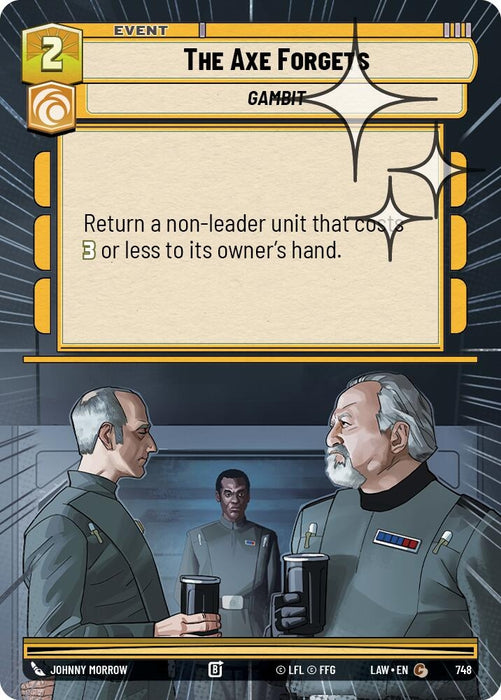 Image for The Axe Forgets (Hyperspace Foil) (510) [A Lawless Time] - Star Wars: Unlimited