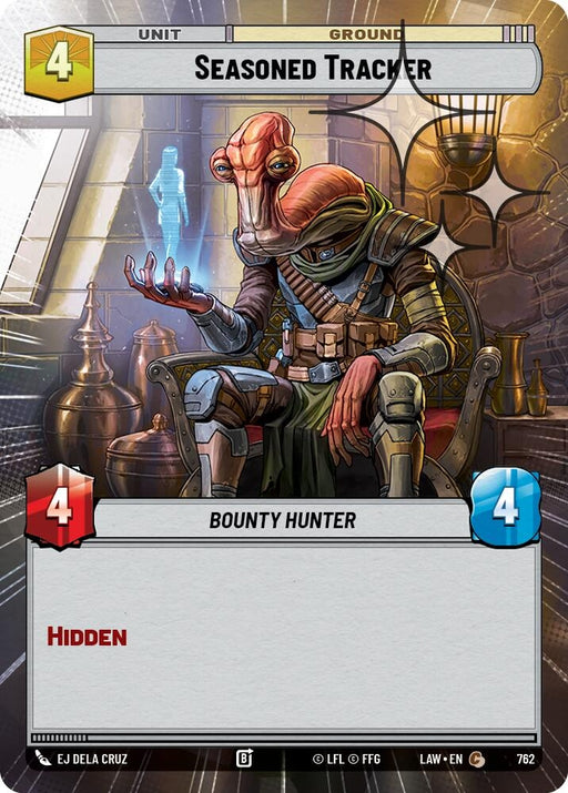 Image for Seasoned Tracker (Hyperspace Foil) (524) [A Lawless Time] - Star Wars: Unlimited