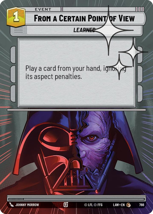 Image for From a Certain Point of View (Hyperspace Foil) (528) [A Lawless Time] - Star Wars: Unlimited