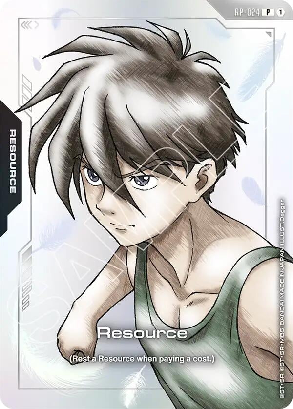 Image for Resource (RP-024) (Mobile Suit Gundam Wing) (RP-024) [Promotional Resource Tokens] - Gundam Card Game