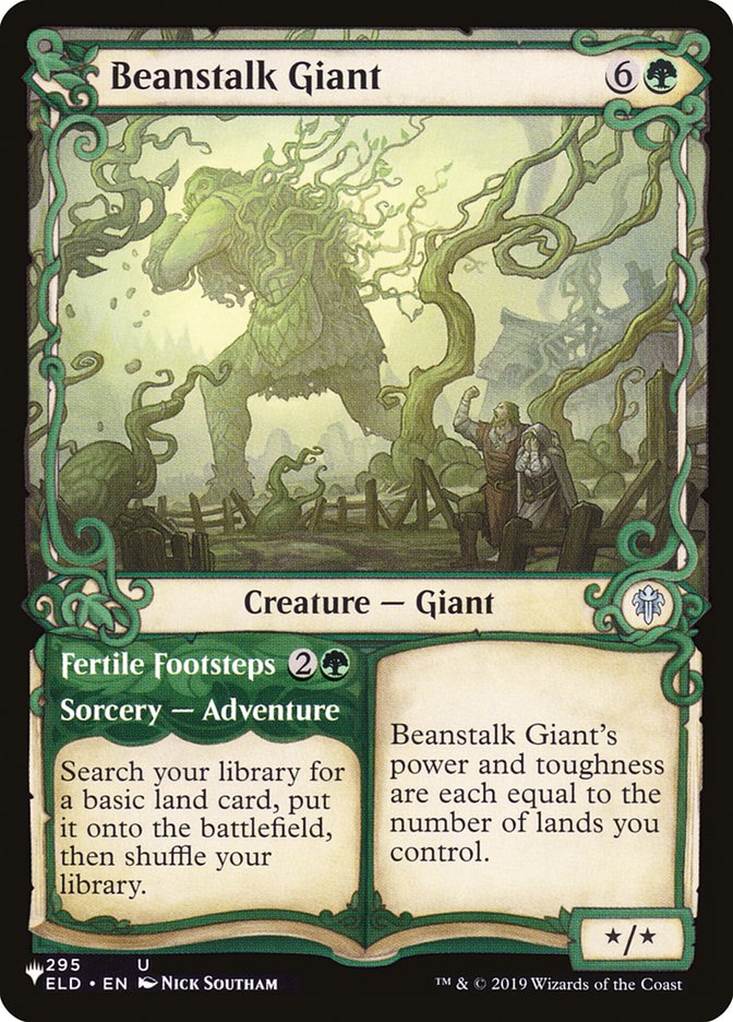 Beanstalk Giant (Showcase) (295/269) [The List Reprints]
