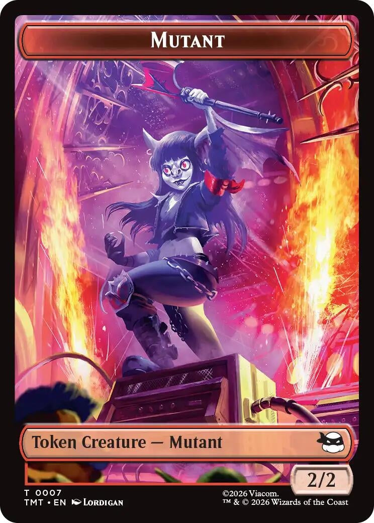 Image for Mutant // Mutagen Double-Sided Token (7 // 9) [Teenage Mutant Ninja Turtles] - Magic: The Gathering