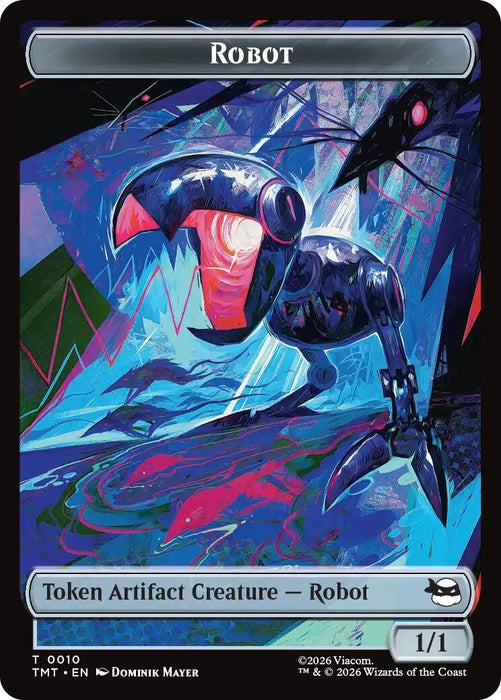 Image for Robot // Mutagen Double-Sided Token (10 // 9) [Teenage Mutant Ninja Turtles] - Magic: The Gathering