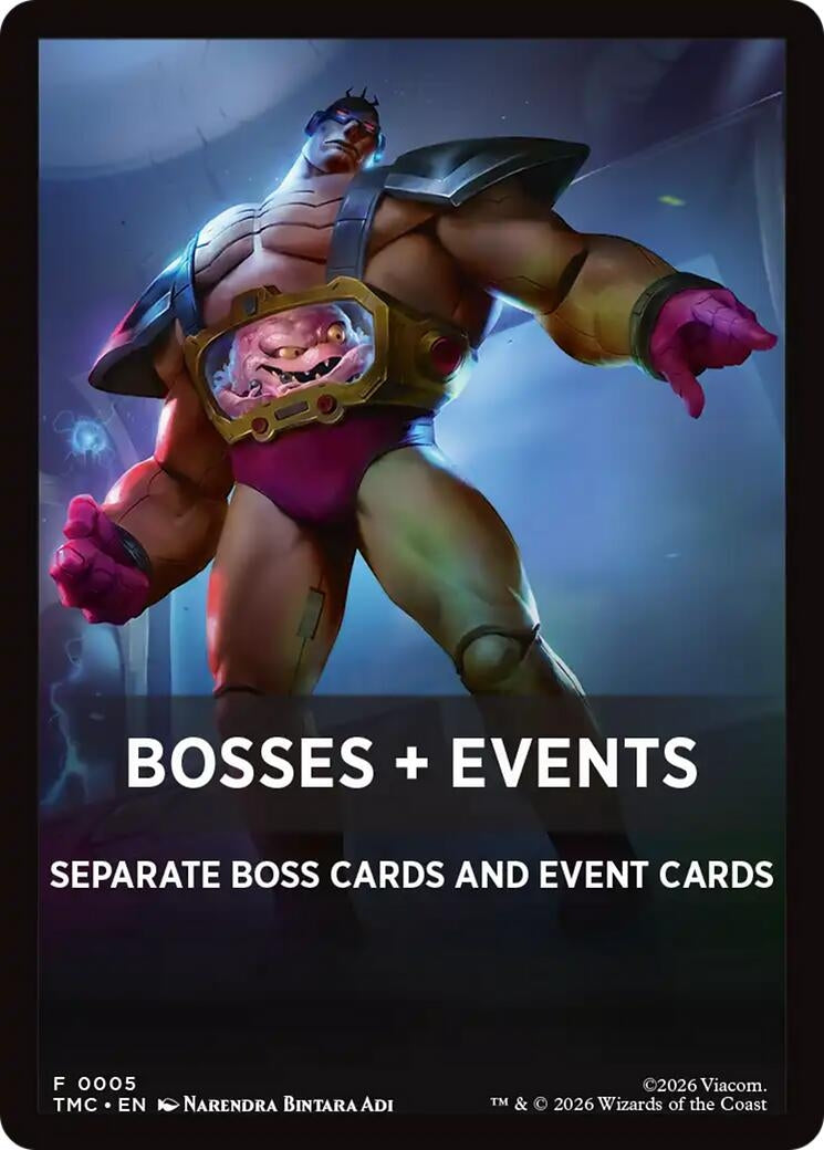 Image for Bosses + Events (5) [Teenage Mutant Ninja Turtles] - Magic: The Gathering