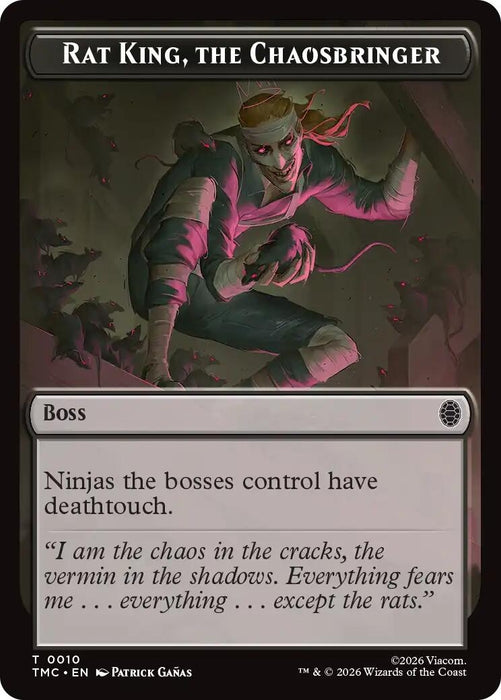 Image for Rat King, The Chaosbringer (10) [Teenage Mutant Ninja Turtles] - Magic: The Gathering