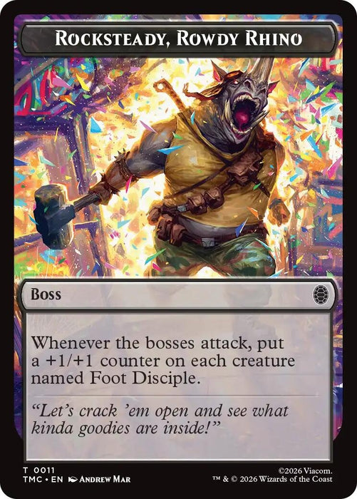 Image for Rocksteady, Rowdy Rhino (11) [Teenage Mutant Ninja Turtles] - Magic: The Gathering