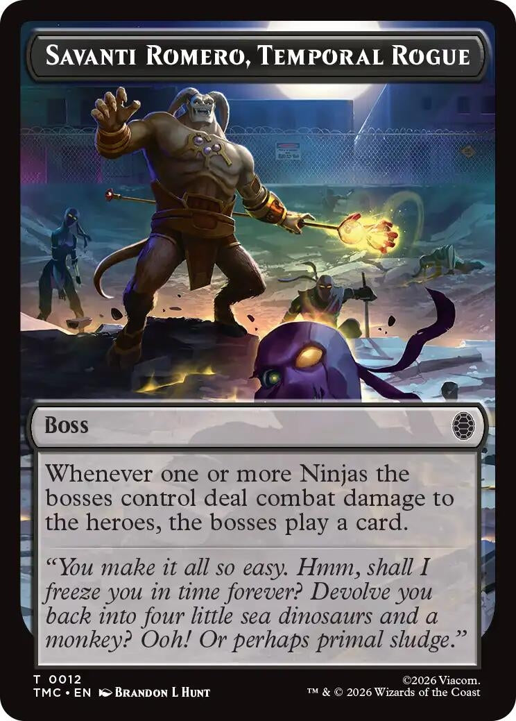 Image for Savanti Romero, Temporal Rogue (12) [Teenage Mutant Ninja Turtles] - Magic: The Gathering