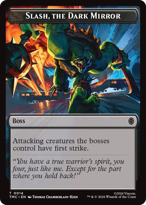 Image for Slash, The Dark Mirror (14) [Teenage Mutant Ninja Turtles] - Magic: The Gathering