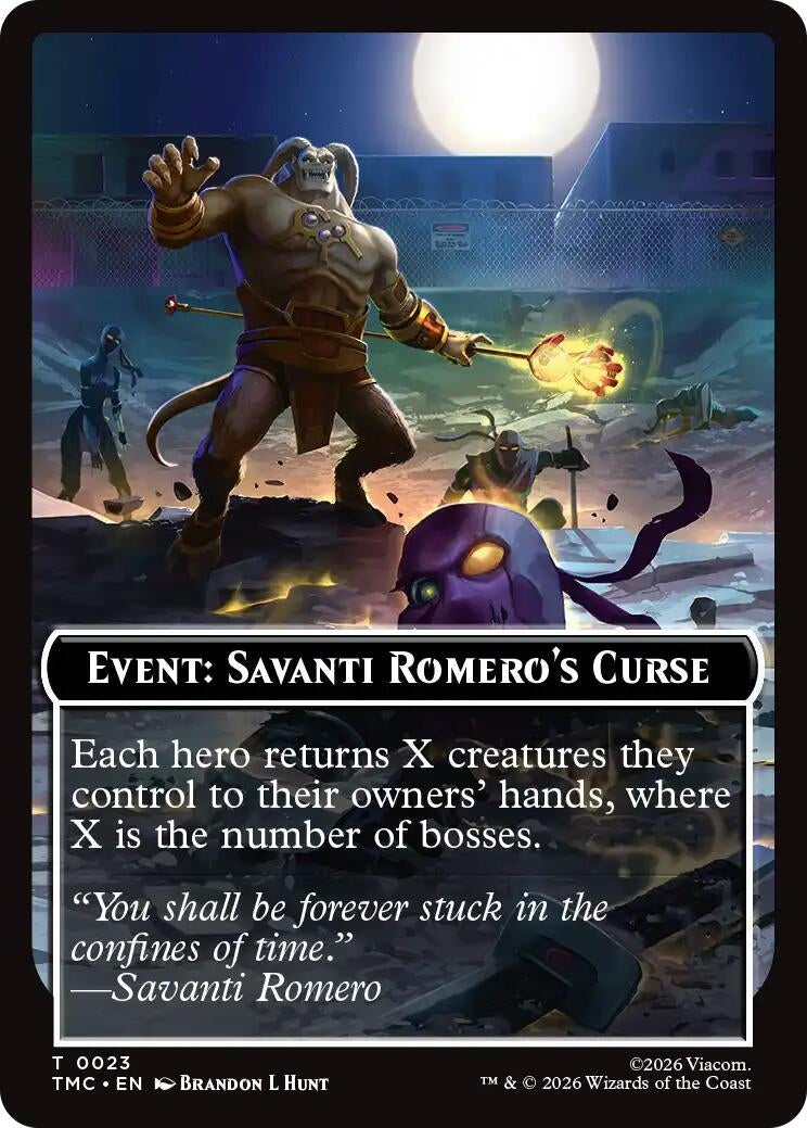 Image for Event: Savanti Romero's Curse (23) [Teenage Mutant Ninja Turtles] - Magic: The Gathering