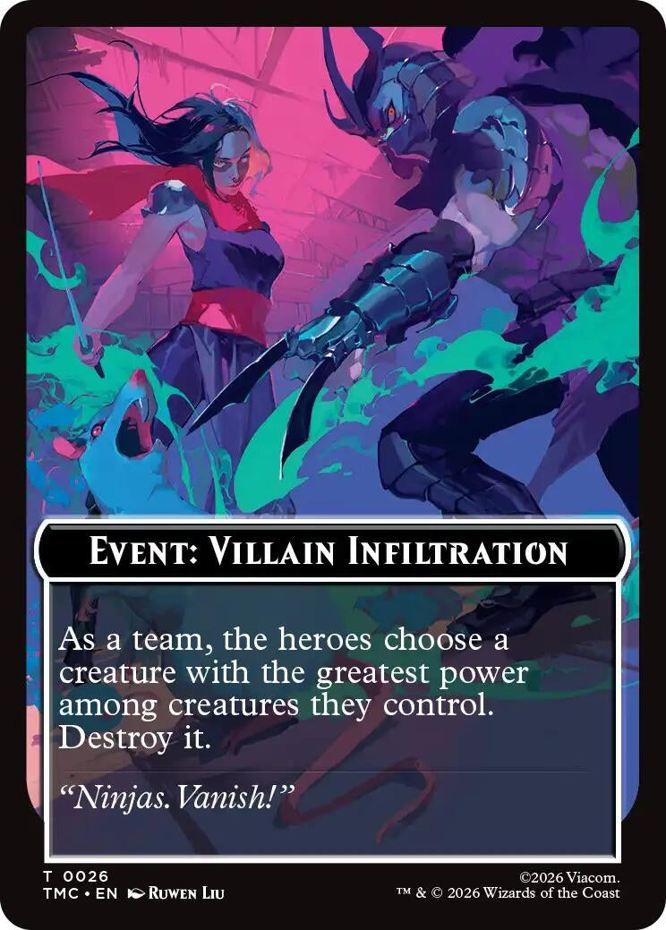 Image for Event: Villain Infiltration (26) [Teenage Mutant Ninja Turtles] - Magic: The Gathering