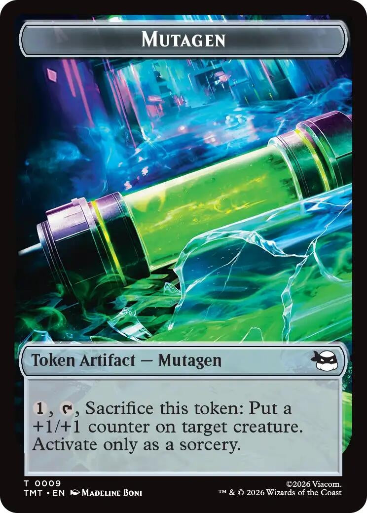 Image for Mutagen // Food Double-Sided Token (9 // 8) [Teenage Mutant Ninja Turtles] - Magic: The Gathering