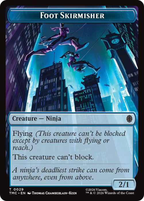 Image for Foot Skirmisher (29) [Teenage Mutant Ninja Turtles] - Magic: The Gathering