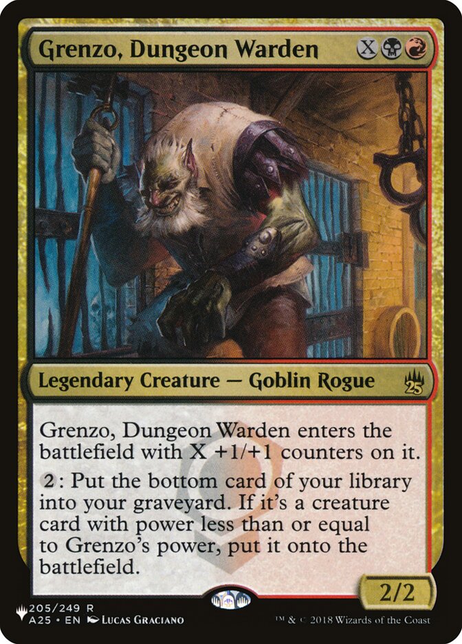 Grenzo, Dungeon Warden (205/249) [The List Reprints]