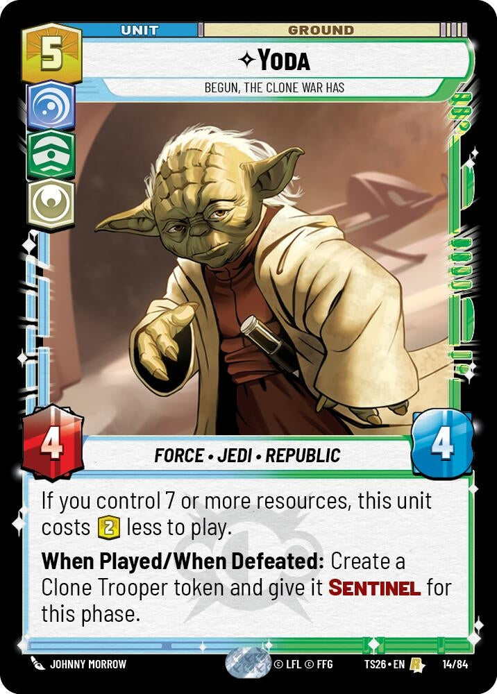 Image for Yoda - Begun, the Clone War Has [Twin Suns] - Star Wars: Unlimited