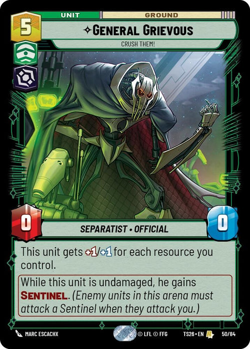 Image for General Grievous - Crush Them! [Twin Suns] - Star Wars: Unlimited