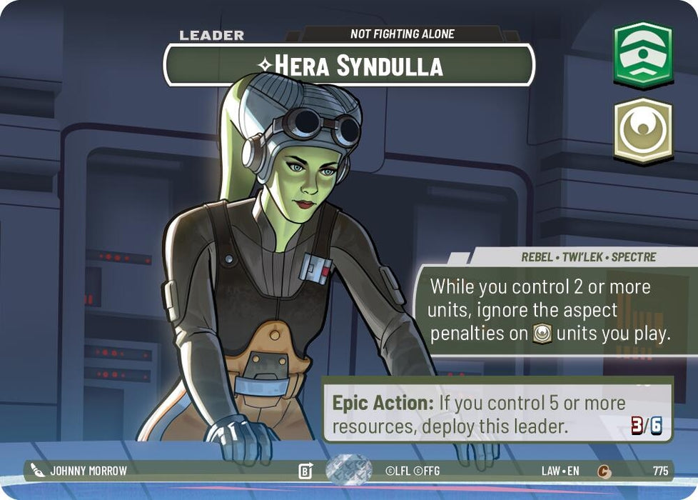 Image for Hera Syndulla - Not Fighting Alone (Showcase) (775) [A Lawless Time] - Star Wars: Unlimited