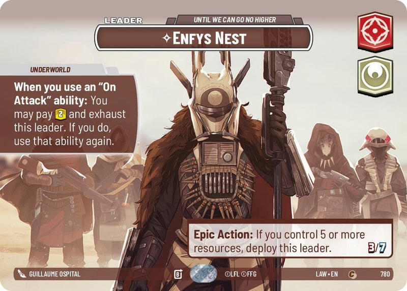 Image for Enfys Nest - Until We Can Go No Higher (Showcase) (780) [A Lawless Time] - Star Wars: Unlimited