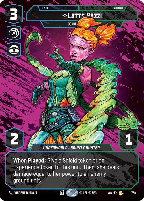 Image for Latts Razzi - Deadly Whipmaster (Prestige) (789) [A Lawless Time] - Star Wars: Unlimited