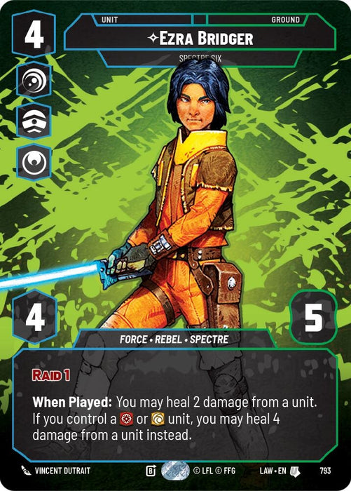 Image for Ezra Bridger - Spectre Six (Prestige) (793) [A Lawless Time] - Star Wars: Unlimited