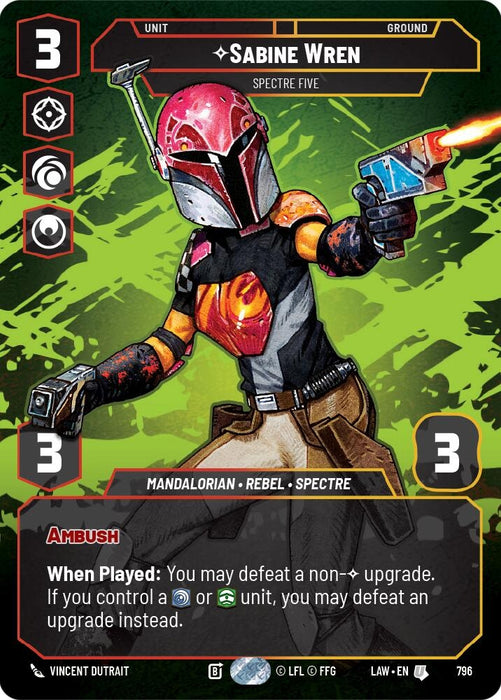 Image for Sabine Wren - Spectre Five (Prestige) (796) [A Lawless Time] - Star Wars: Unlimited