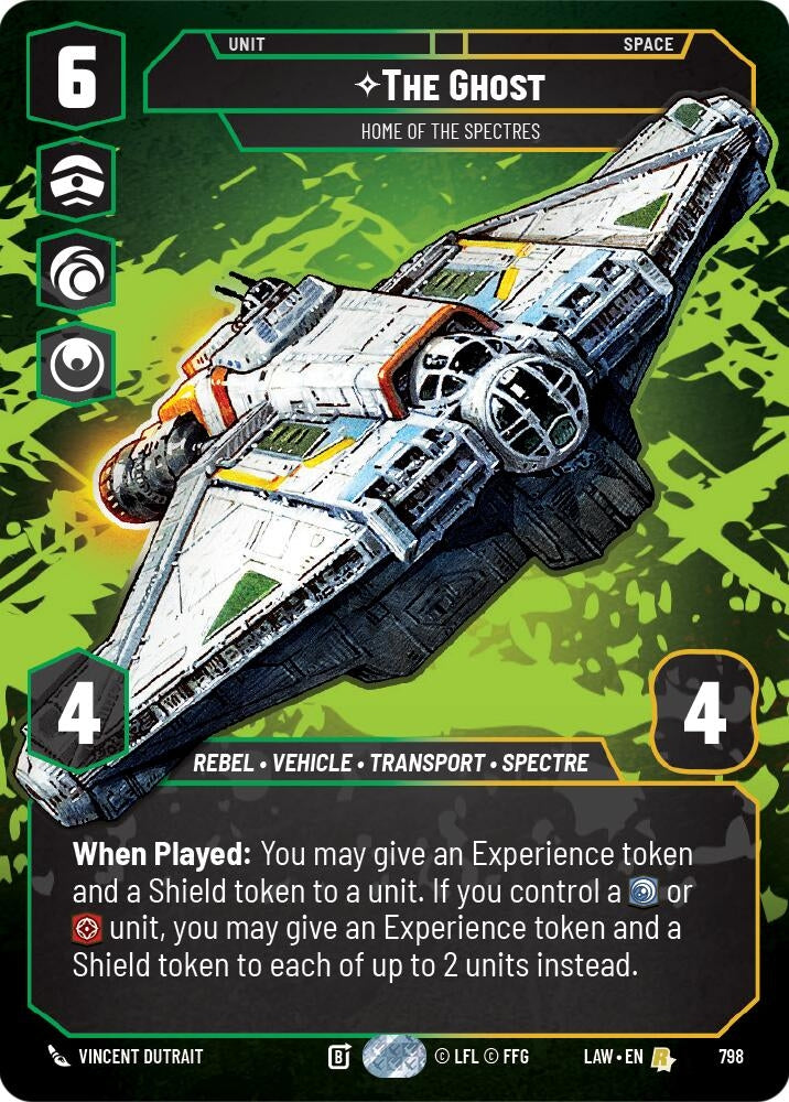 Image for The Ghost - Home of the Spectres (Prestige) (798) [A Lawless Time] - Star Wars: Unlimited