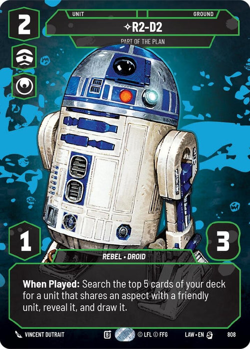 Image for R2-D2 - Part of the Plan (Prestige) (808) [A Lawless Time] - Star Wars: Unlimited