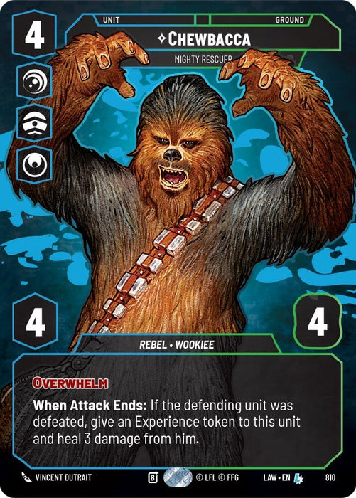 Image for Chewbacca - Mighty Rescuer (Prestige) (810) [A Lawless Time] - Star Wars: Unlimited