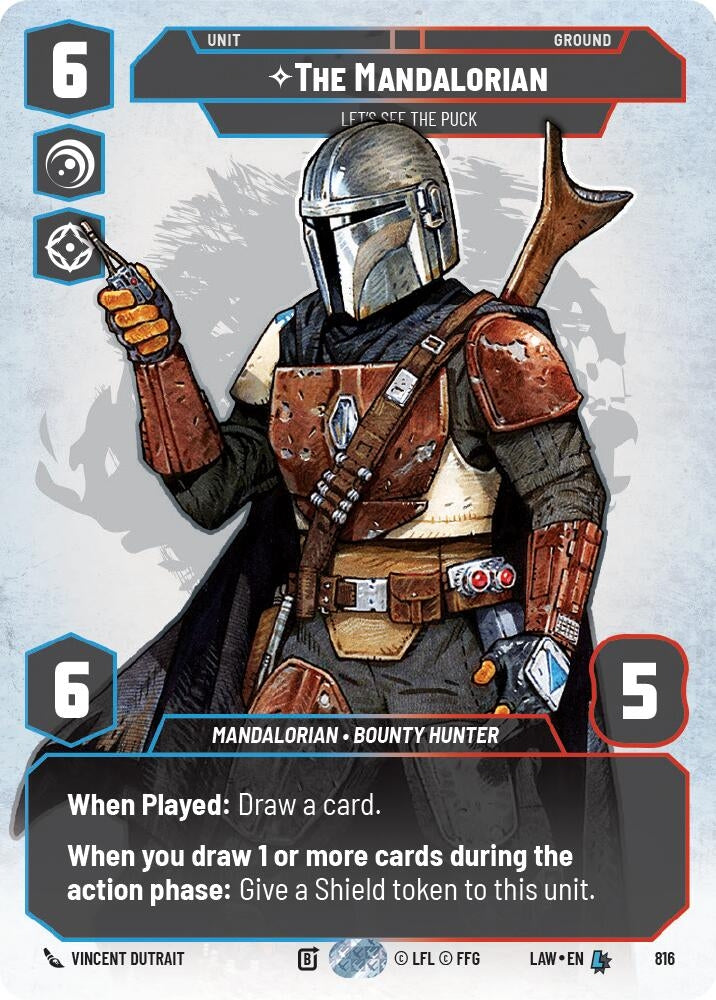 Image for The Mandalorian - Let's See The Puck (Prestige) (816) [A Lawless Time] - Star Wars: Unlimited