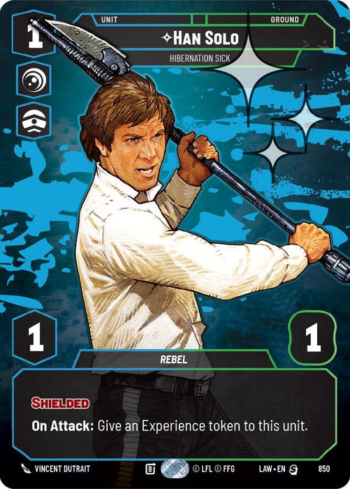 Image for Han Solo - Hibernation Sick (Prestige Foil) (850) [A Lawless Time] - Star Wars: Unlimited