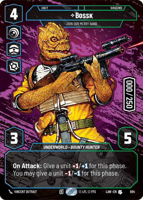 Image for Bossk - Join Our Merry Band (Serialized) (864) [A Lawless Time] - Star Wars: Unlimited