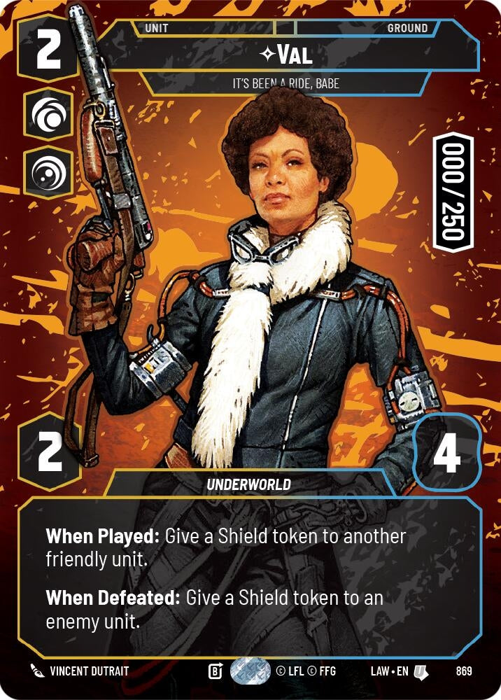 Image for Val - It's Been a Ride, Babe (Serialized) (869) [A Lawless Time] - Star Wars: Unlimited