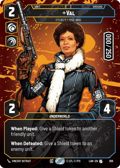 Image for Val - It's Been a Ride, Babe (Serialized) (869) [A Lawless Time] - Star Wars: Unlimited