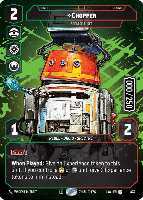 Image for Chopper - Spectre Three (Serialized) (873) [A Lawless Time] - Star Wars: Unlimited