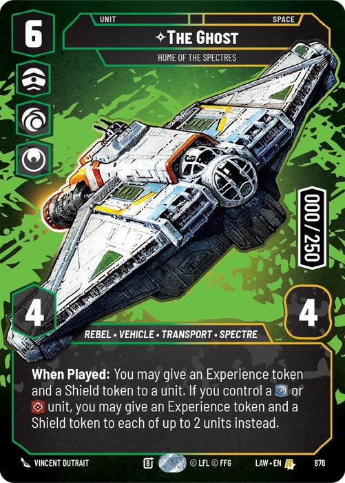 Image for The Ghost - Home of the Spectres (Serialized) (876) [A Lawless Time] - Star Wars: Unlimited