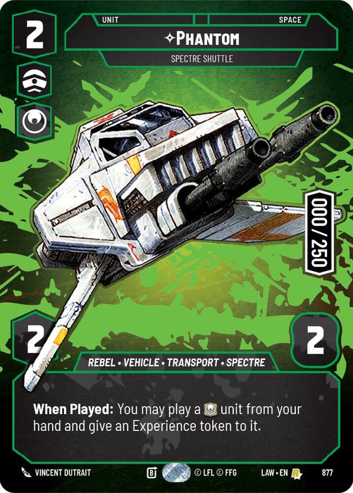Image for Phantom - Spectre Shuttle (Serialized) (877) [A Lawless Time] - Star Wars: Unlimited